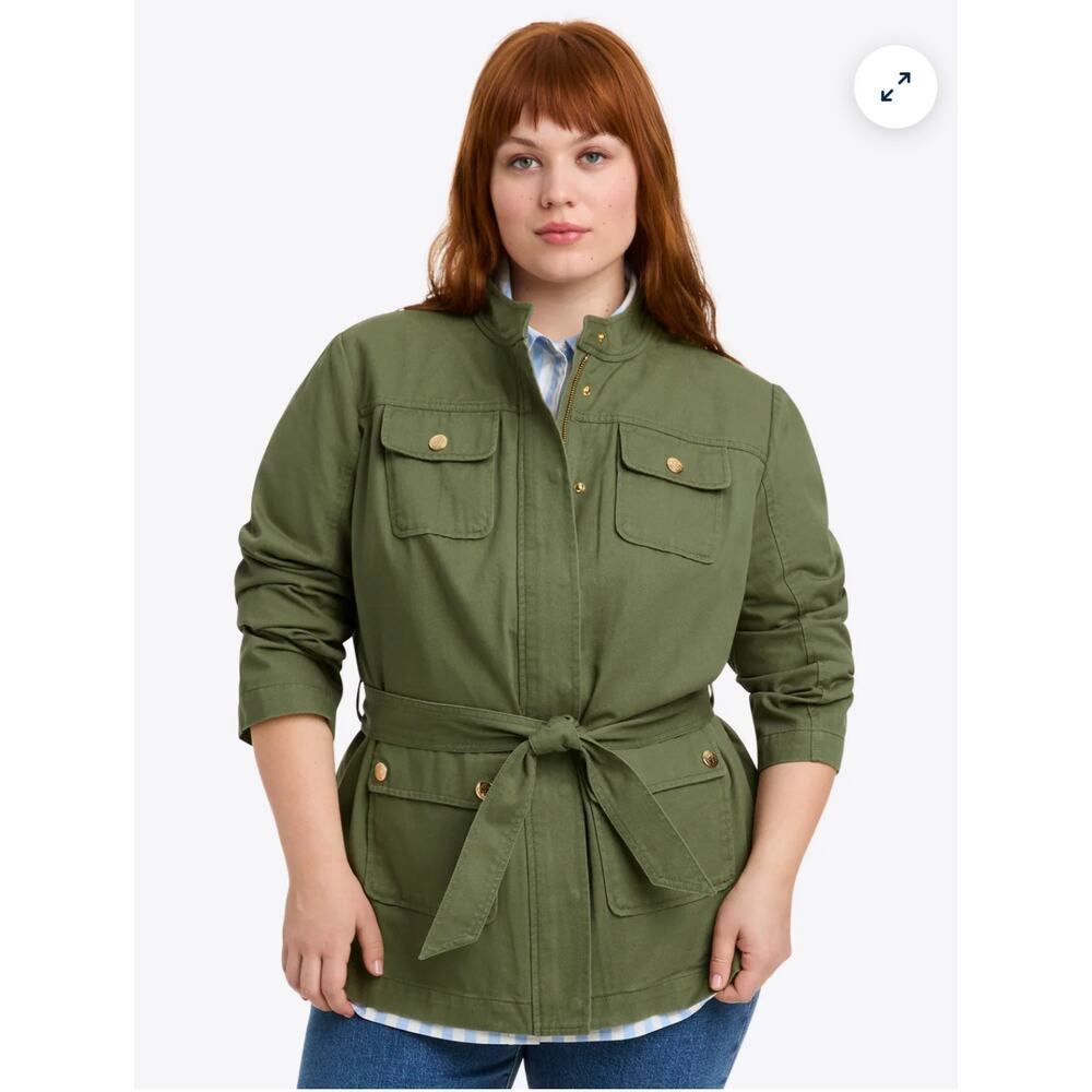 Draper James Women’s Field Jacket in green